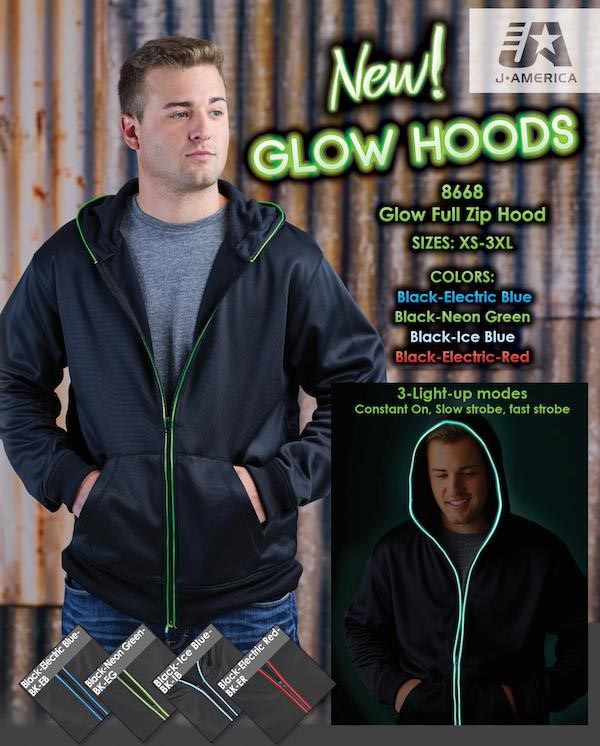 j america glow hoodie